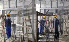 施工案例-唐山二院防护工程